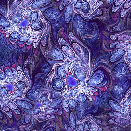 Mystic Owls - Abstract Marble Purple | 30038-V