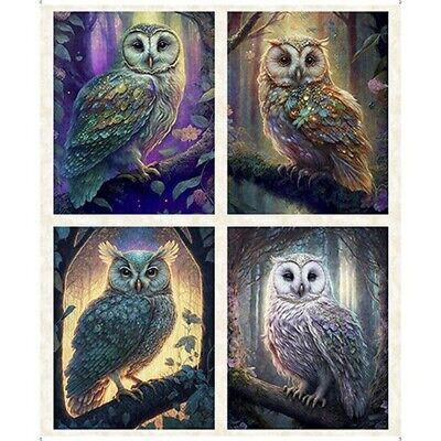 Mystic Owls - Owl Panel Cream | 30033-E