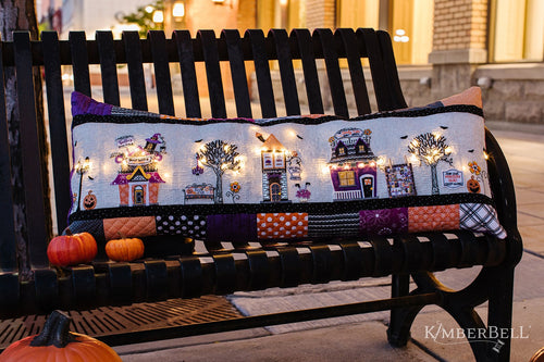 Kimberbell Designs | Twilight Boo-levard Bench Pillow - Machine Embroidery