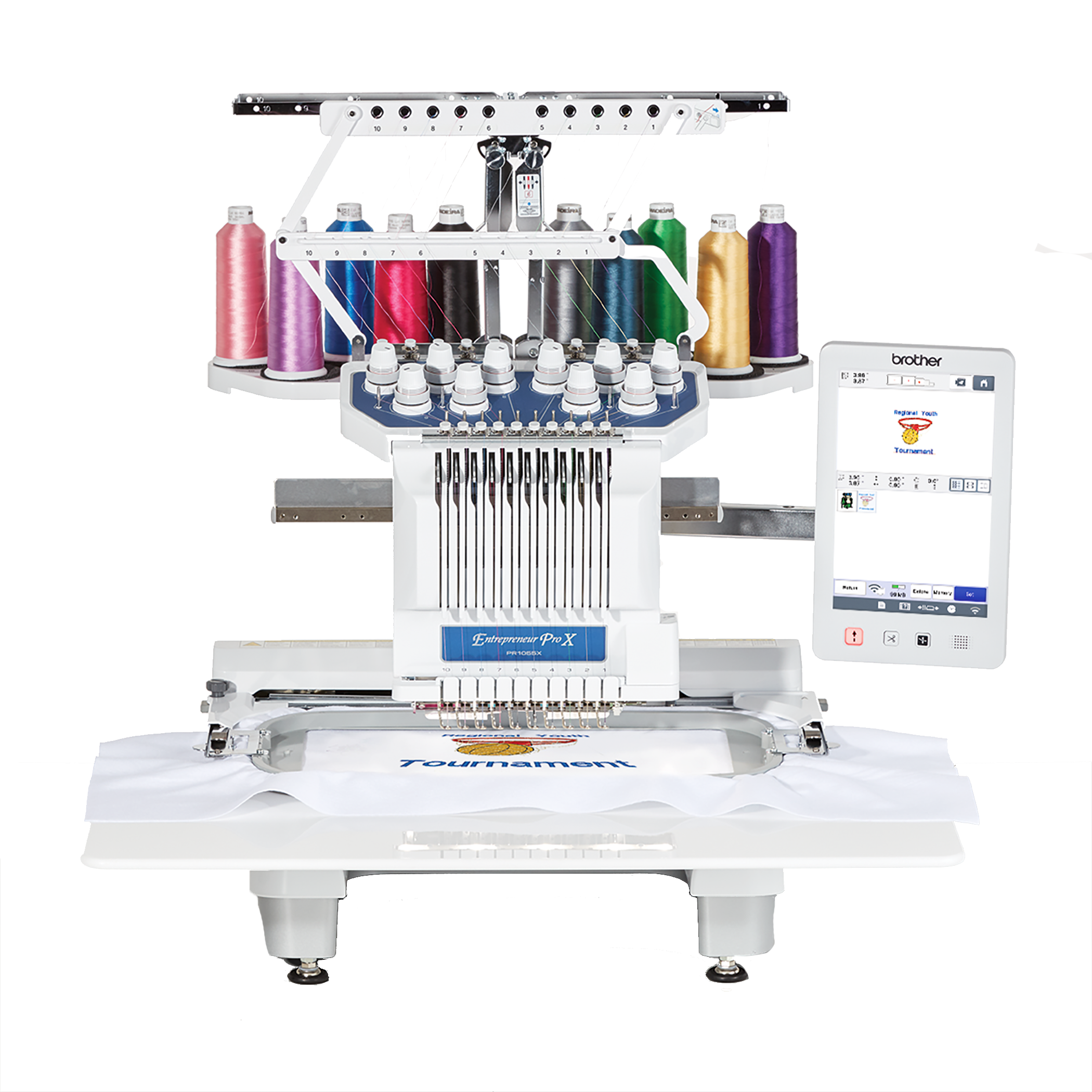 Brother Entrepreneur Pro X PR1055X  Multi-Needle Embroidery – Austin Sewing