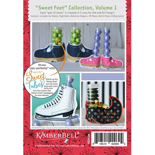 Kimberbell Designs | Sweet Feet Collection Vol. 1 - Machine Embroidery
