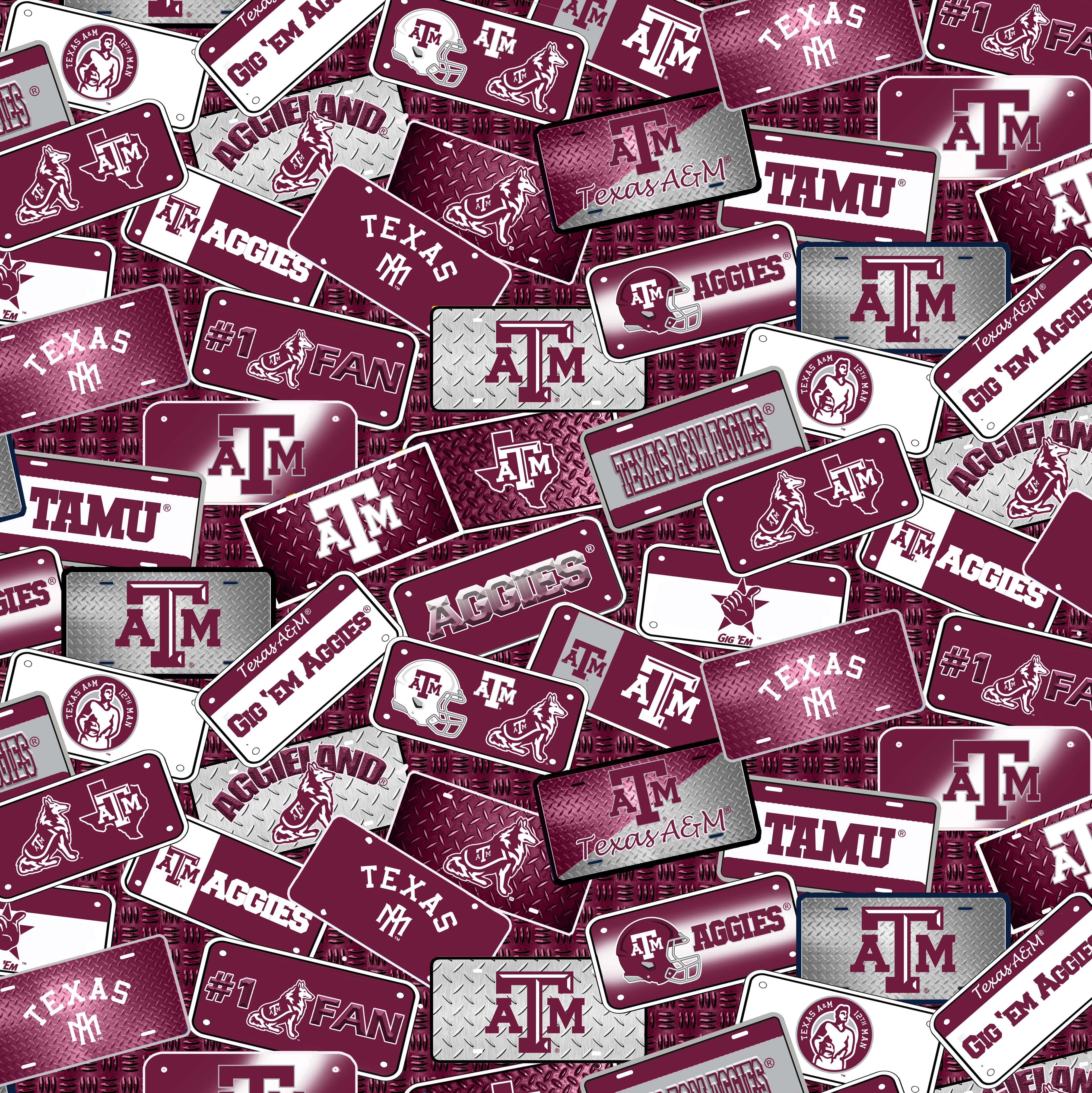 Aggie Plates  Texas A&M University, College Station, TX