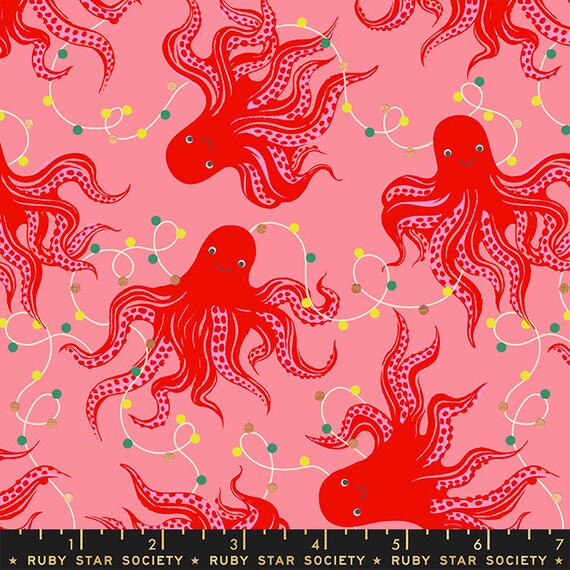 octopus pattern fabric