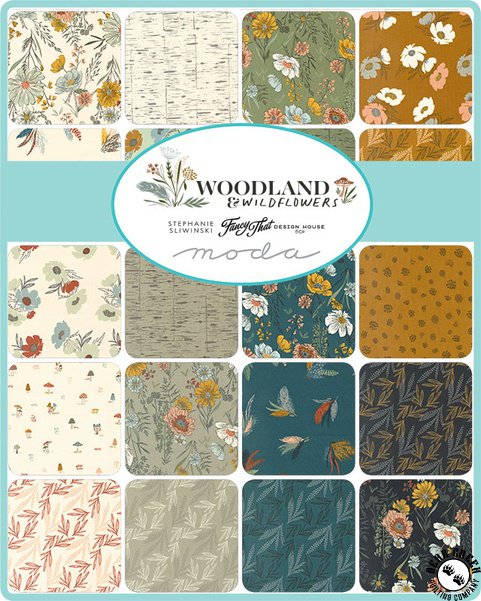 Woodland & Wildflowers - Fat Quarter Bundle | 45580AB