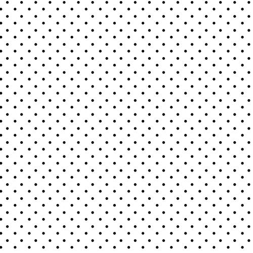 Priscilla's Polkas - White and Black Dots | 1029-09