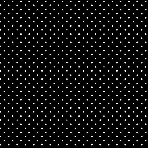 Priscilla's Polkas - Black and White Dots | 1030-99