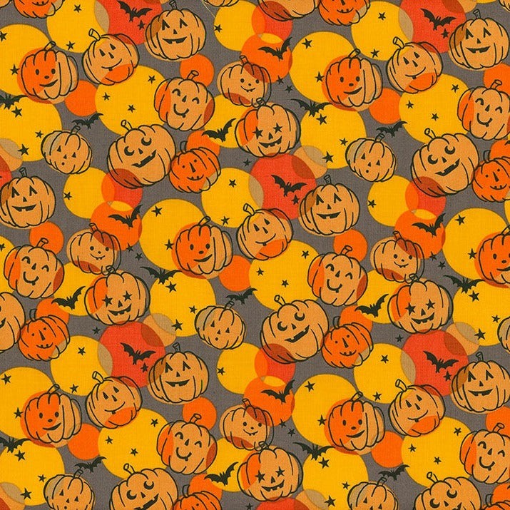 Pumpkin Polka Dot - Charcoal | 9001B