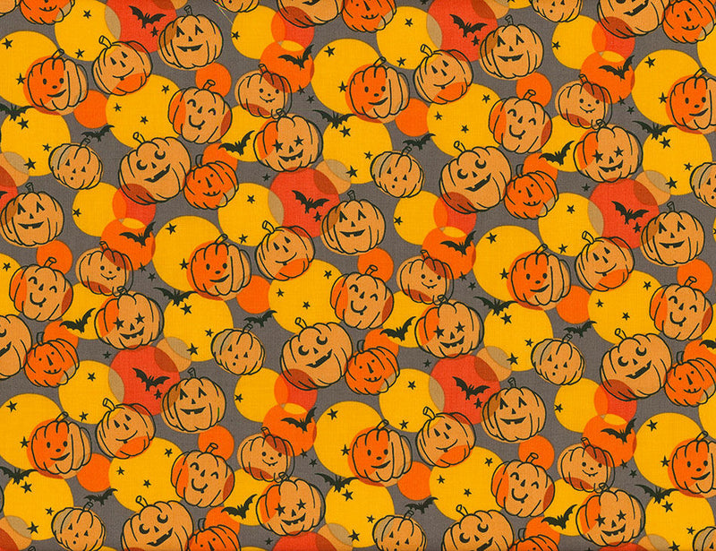 Pumpkin Polka Dot - Charcoal | 9001B