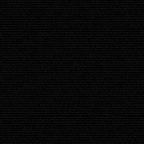 Back in Black - Word Ramble Black | 1619-99B