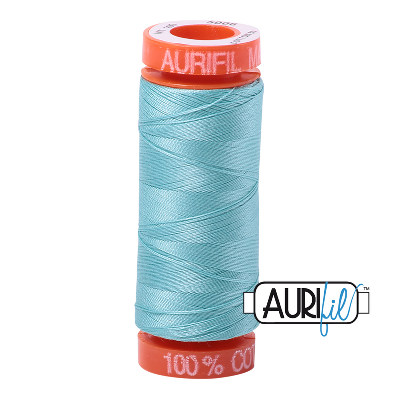 Aurifil 50WT Cotton Small - Light Turquoise | BMK50-5006 ***