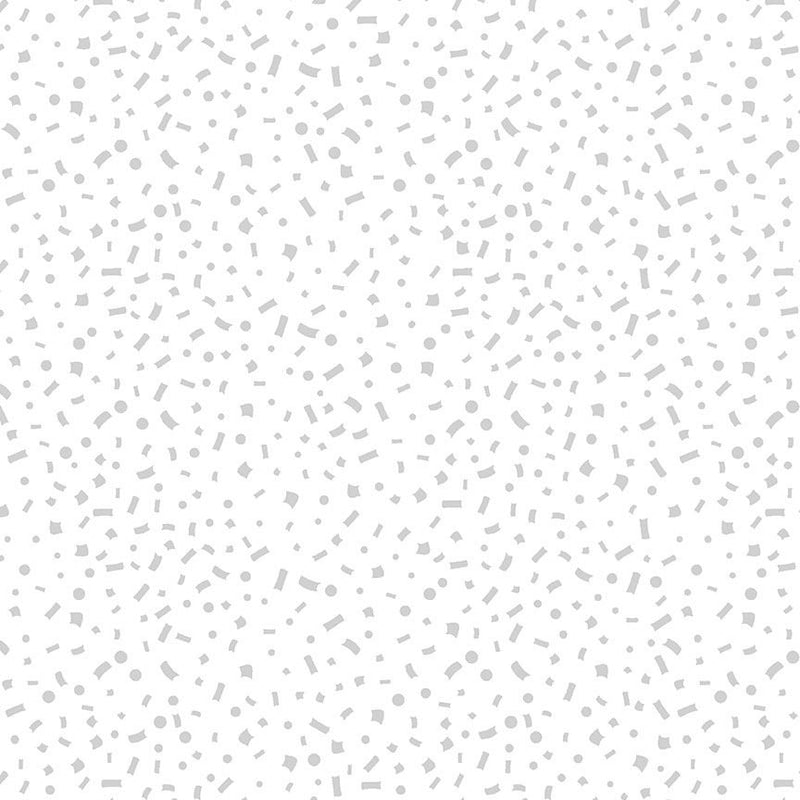 Confetti Dots - White | HUE-C2365-WHITE