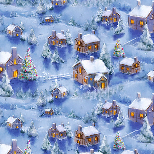 Christmas Eve Journey - Christmas Village Blue | 20874-BLU
