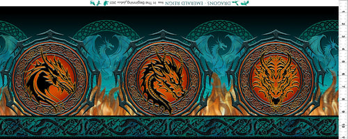 Dragons Emerald Reign - Border Multi | 22DRG-1