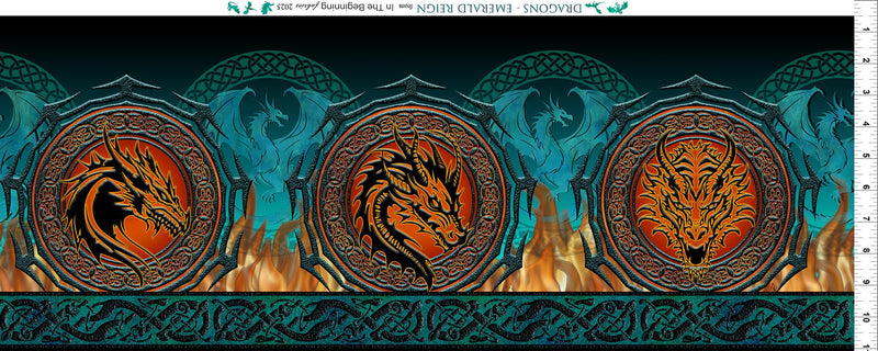 Dragons Emerald Reign - Border Multi | 22DRG-1