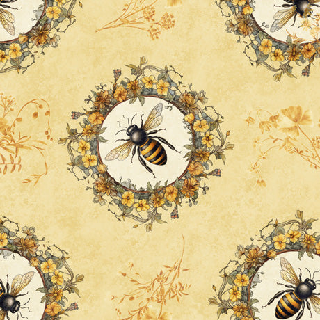 Queen Bee - Bee Circle Vignette Chamois | 2600-30484-S