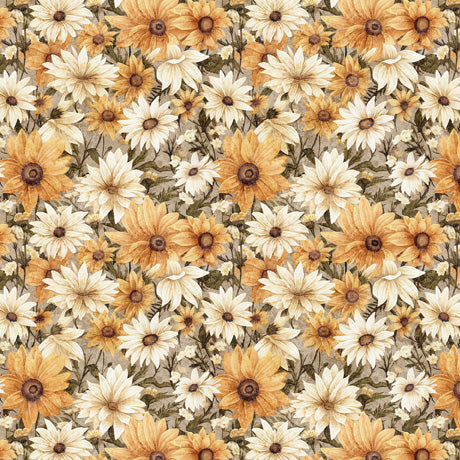 Queen Bee - Packed Floral Tan | 2600-30487-A