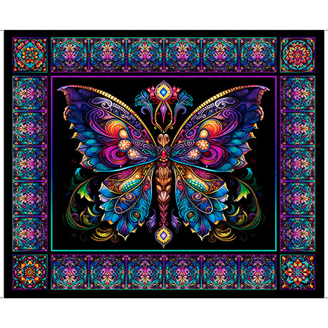 Night Flight - Butterfly Panel Multi | 2600-30750-X