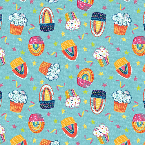 Let's Eat Cake - Cupcakes Turquoise | B3091-76
