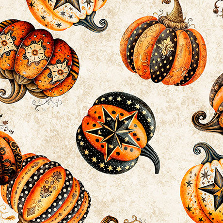 Jeepers Creepers - Decorative Pumpkin Toss Cream | 2600-31010-E