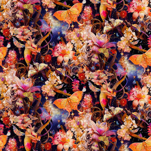 Night Garden - Moths Pink | 3555-22