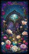 Night Garden - Fantasy Window Panel | 3557P-67