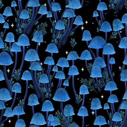 Jardin De Lune - Mushrooms Glow Black | 3833G-99