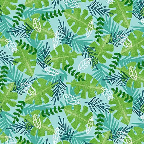 Zoo Crew - Tossed Leaves Sage | 3868-66