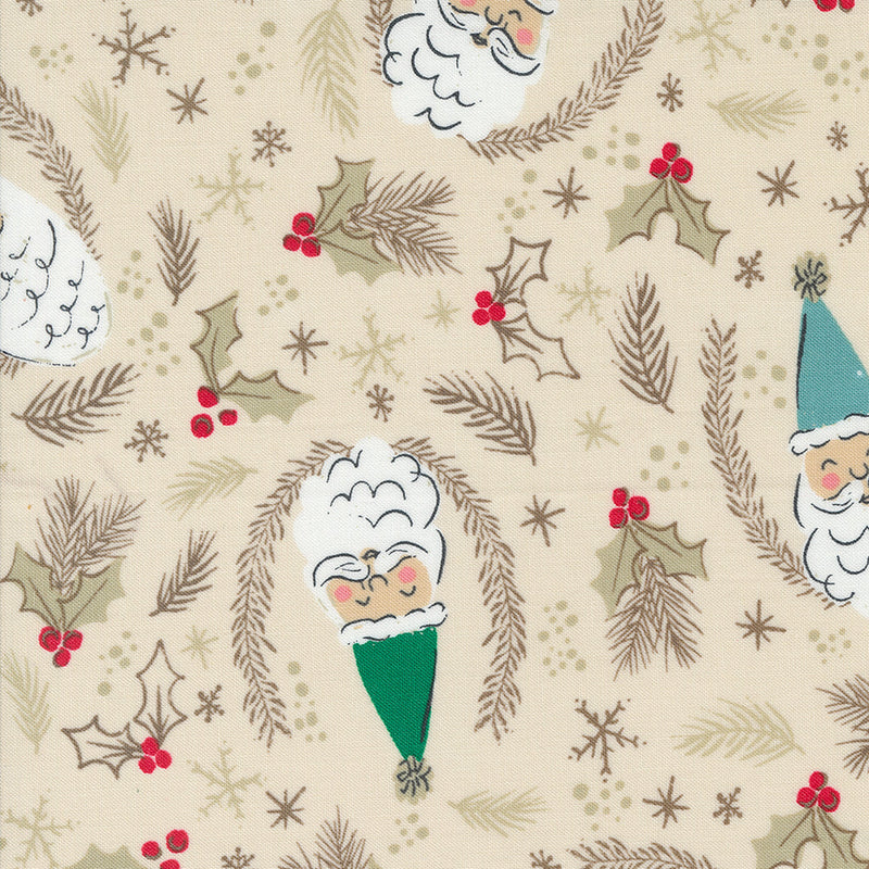 Cozy Wonderland - Holly Jolly Santas Natural | 445590-11