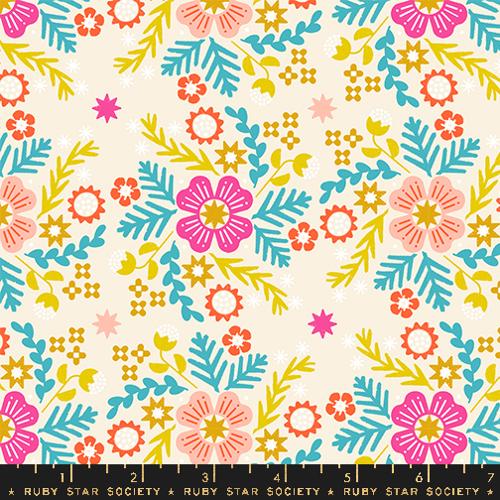 Pivot - Pivot Retro Floral Funky Natural | RS1073-11