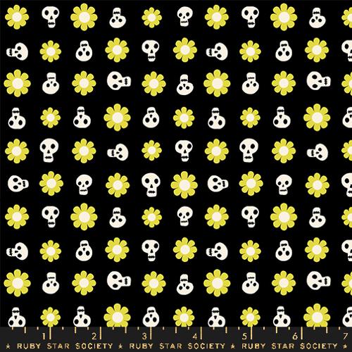 Good Spirits - Skulls and Flowers Black | RS5141-14G