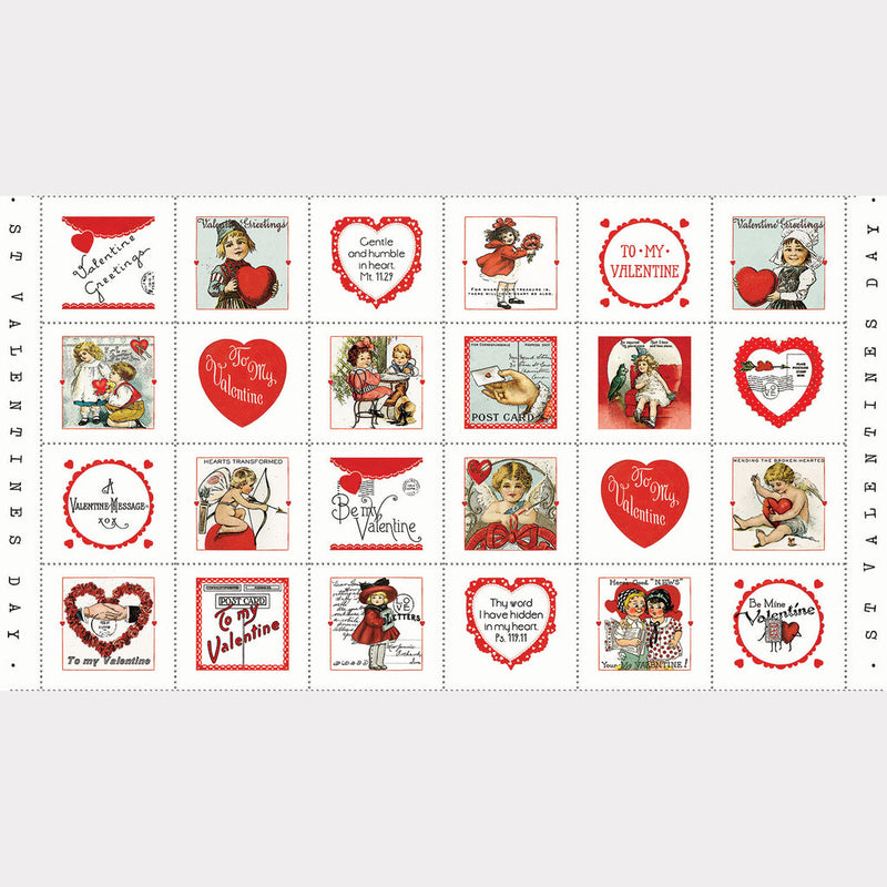 All My Heart - Valentine Greetings Patch Panel | PD14131-PANEL