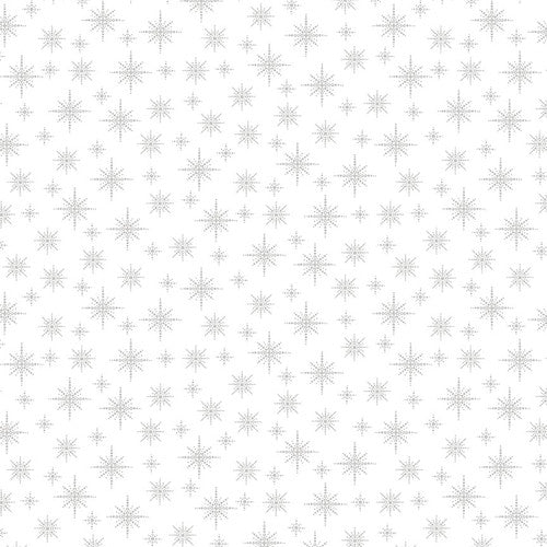 Cream & Sugar XI - Starburst White on White | 7088-01W