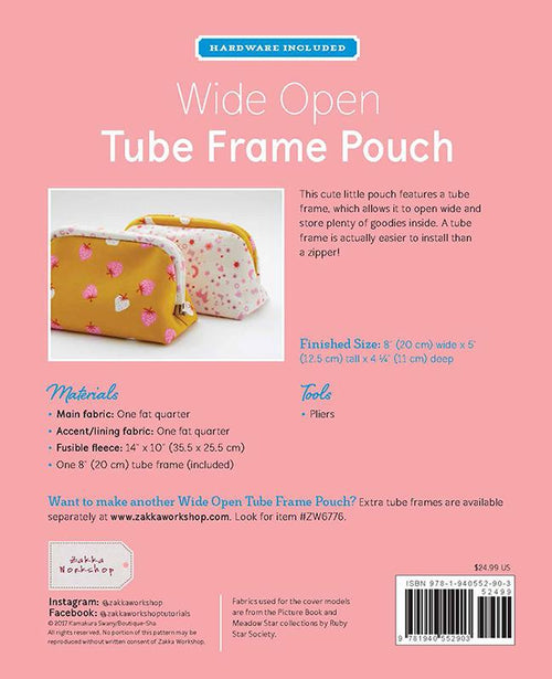 Wide Open Tube Frame Case | Zakka Workshop