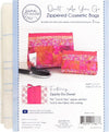 June Tailor - Quilt As You Go Zippered Cosmetic Bags | Pink (Set of 2)