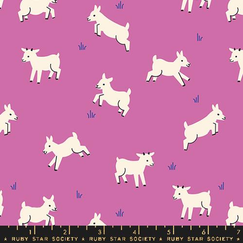 Animal Animal - Baby Goats Heliotrope | RS5166-12