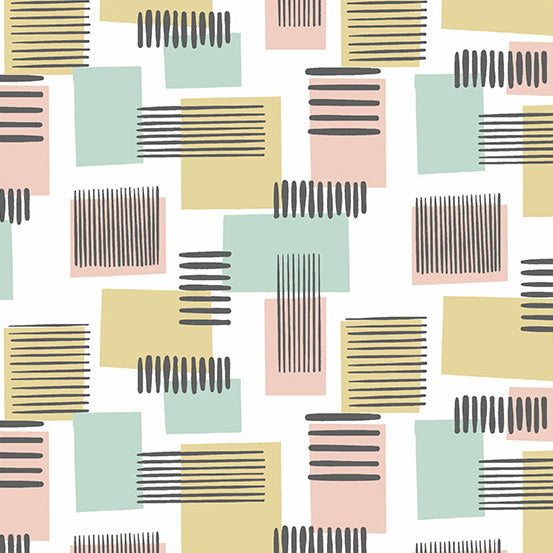 Rancho Relaxo - Squares and Stripes Pastel | A-742-T