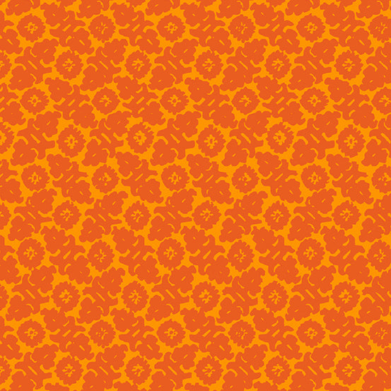 Chrysanthemum - Abstract Floral Orange | A-878-O