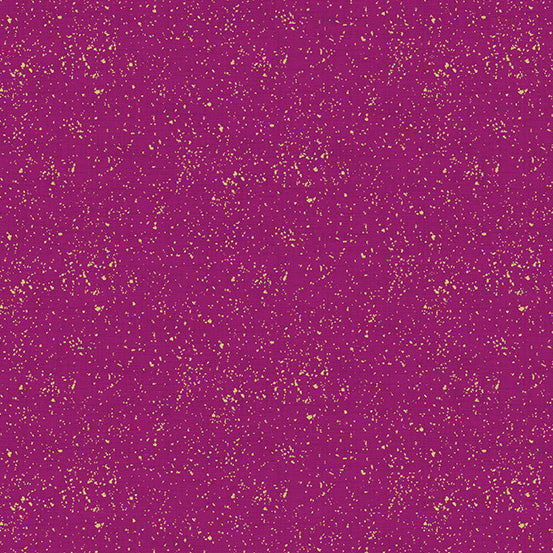 Jaipur - Gold Metallic Speckle on Berry | TP2566-L