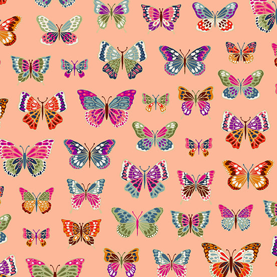 Luxe - Butterflies Pink Metallic | TP2613-N