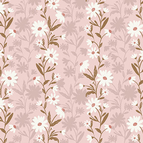 Garden Party - Floral Stripe Pink | 7592-22