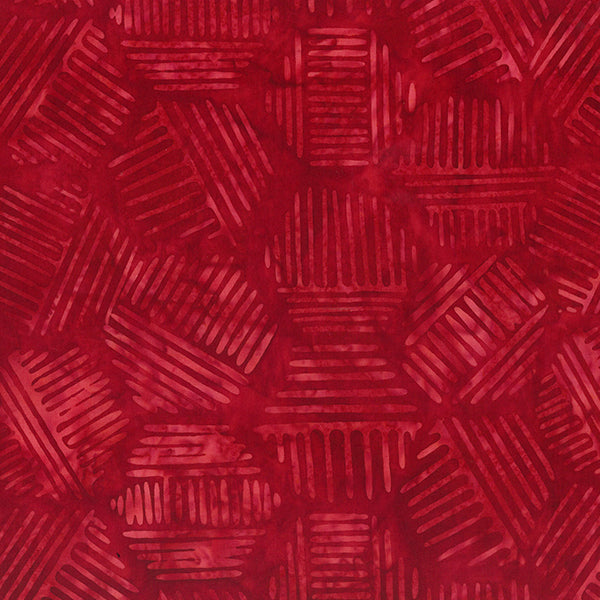 Banyan Batiks - Hexies Dark Red | 81700-25