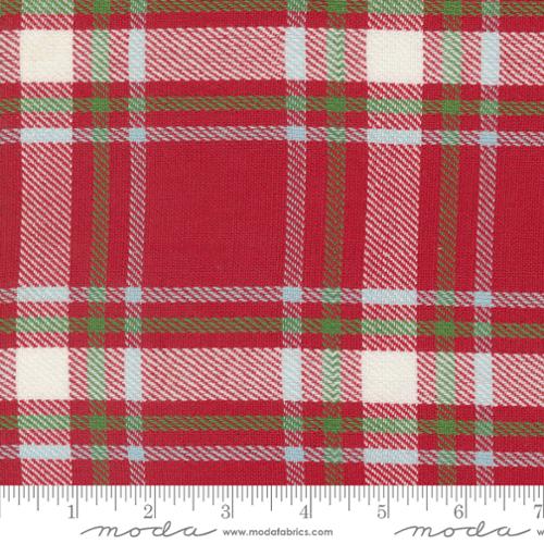 16" Toweling - Retro Holiday Red Plaid | 920-310