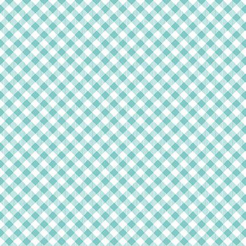 Chelsea's Checks - Aqua/White | 9700-101