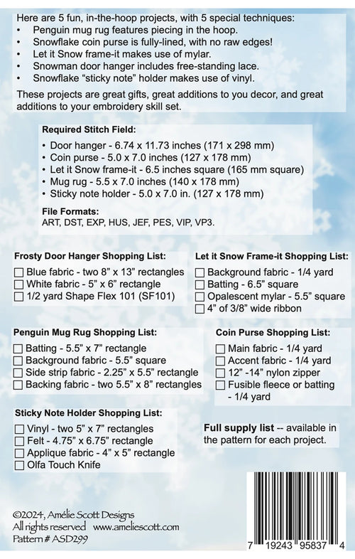 Amelie Scott Designs - So Much Fun In the Hoop | ASD299