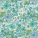 Bloomcore - Fat Quarter Fabric Wonders Lagoon | FQWBLC3