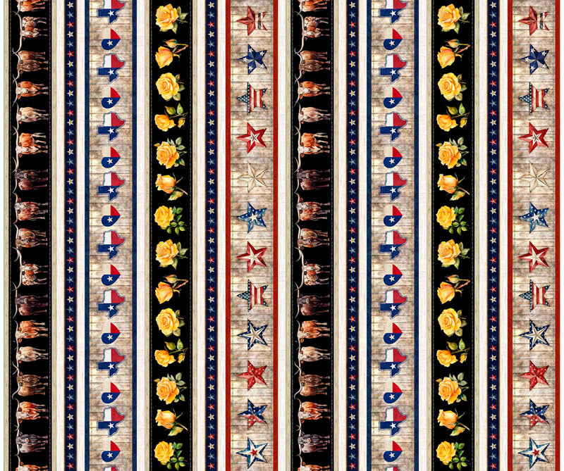 All Texas Shop Hop 2025 - Texas Decorative Stripe | 30887 -X