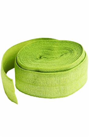 By Annie Fold-over Elastic 2yds | Apple Green
