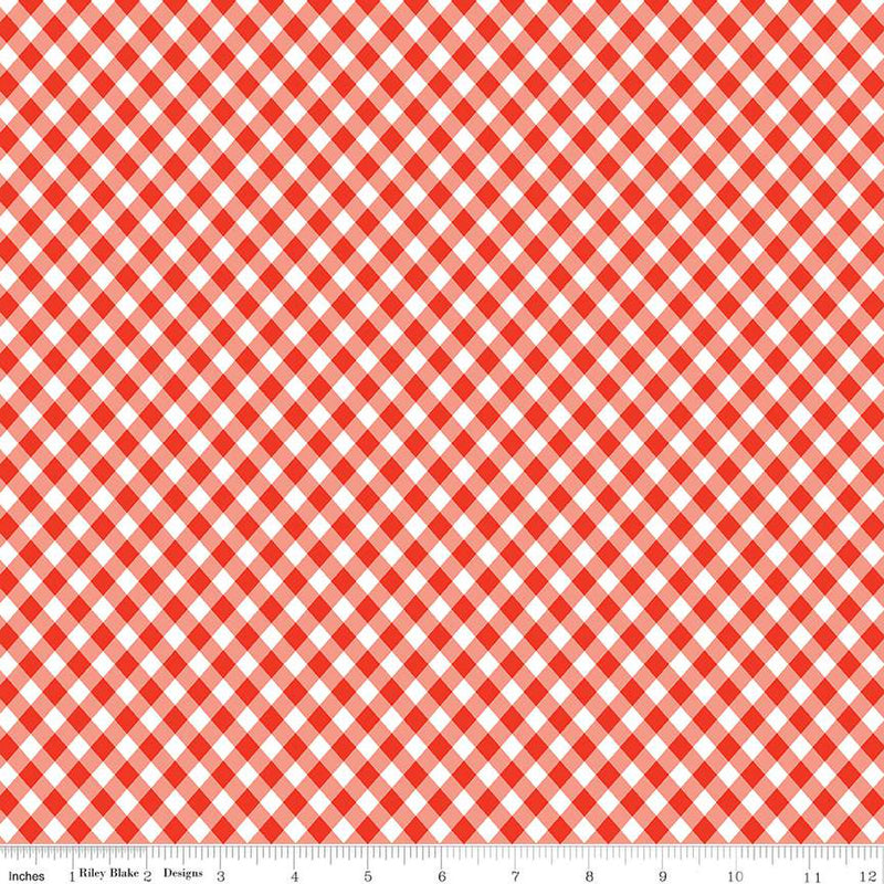 Jingle Bells - Plaid Red | C14836-RED