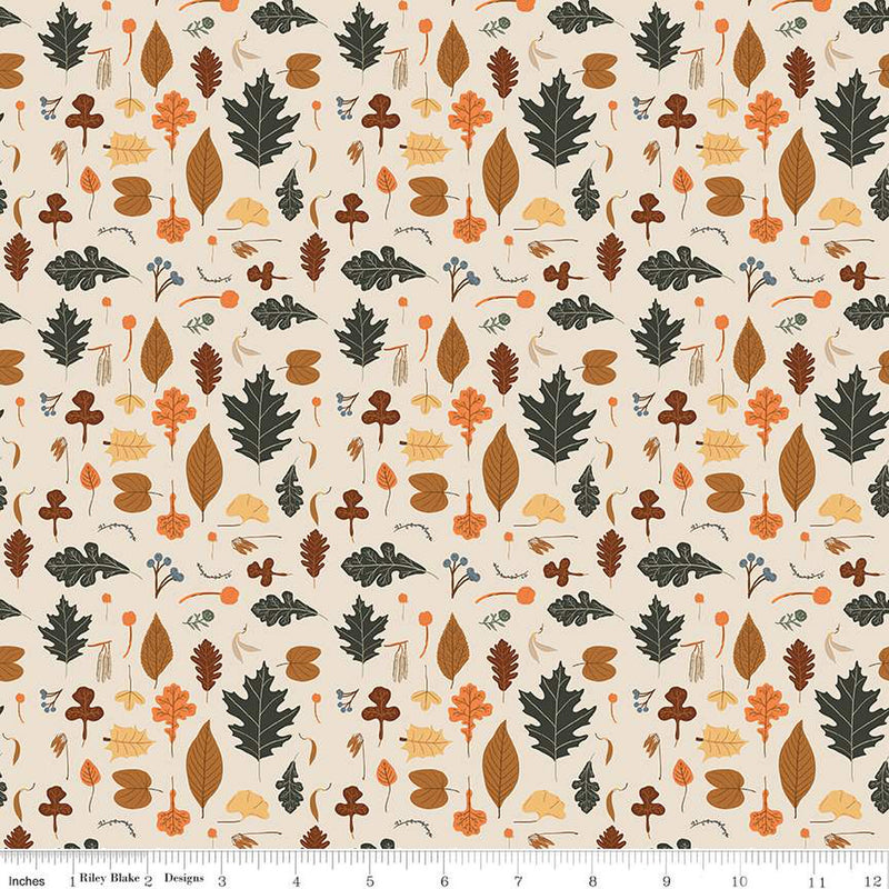 Pumpkin Spice - Leaves Ivory | C14991-IVORY