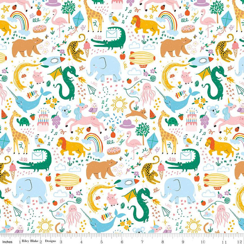 Get Your Cray-On with Crayola - Animals Main White | C15410-WHITE